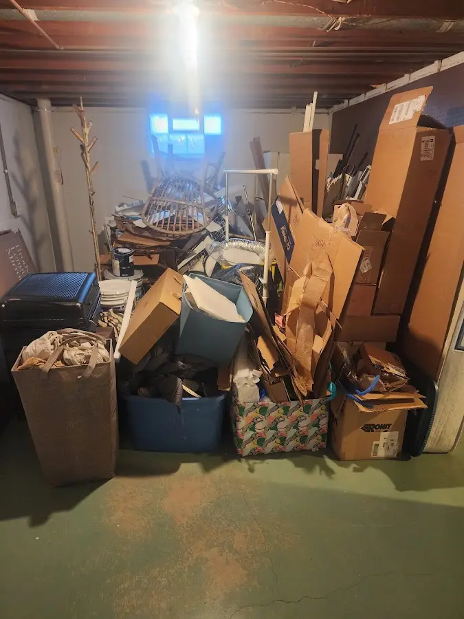 Roll-off dumpster container at job site for 20 Yard Dumpster Rental in Kimberly